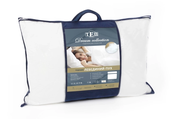 Подушка FRIENDLY "ТЕП" ЛЕБЕДИНИЙ ПУХ тік, 70x70 - фото №2