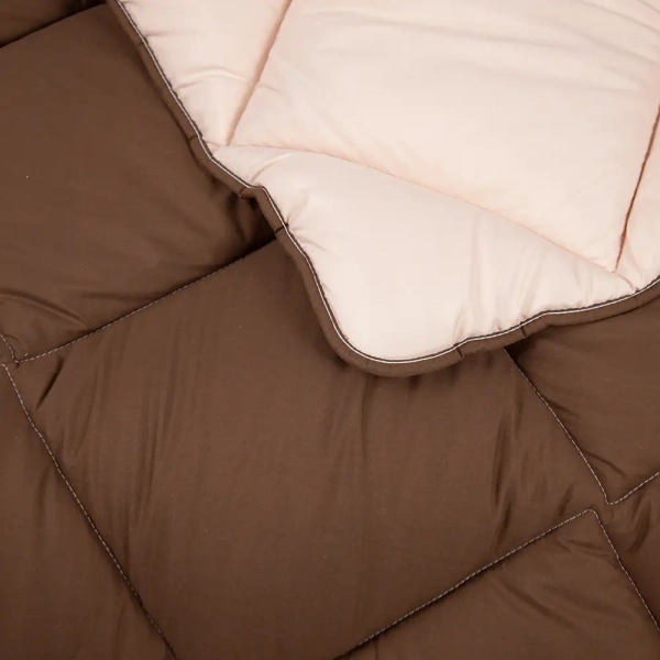 Ковдра "ALASKA" (450г/м2) Коричнева комбінована, 150x205 - фото №5