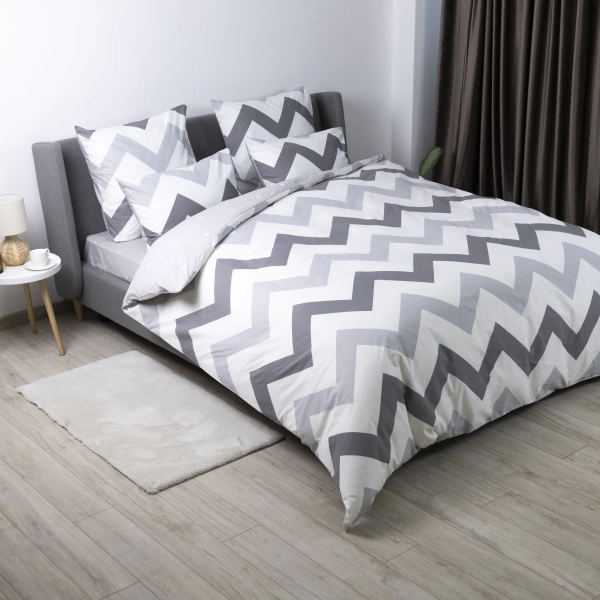 Постільна білизна "ТЕП" Зигзаг, 70x70, двоспальна - фото №3