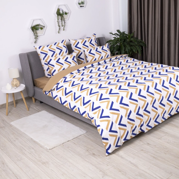 Постільна білизна ТЕП "Soft dreams" Geometry Pasion, 70x70, сімейна - фото №3