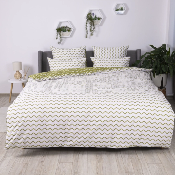 Комплект постільної білизни ТЕП "Happy Sleep" Olive Dream, 50x70, євро - фото №2