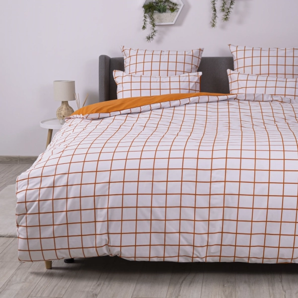 Постільна білизна "ТЕП" Terracotta Check, 70x70, полуторна - фото №6