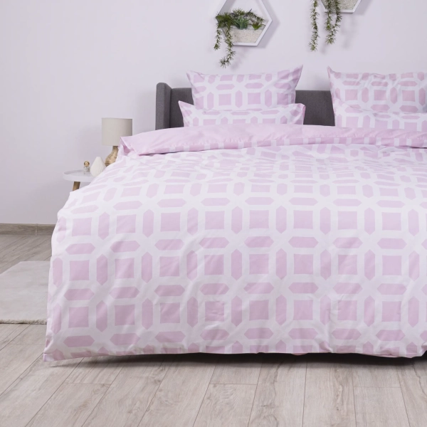 Комплект постільної білизни "ТЕП" Рожеві мрії, 70x70, євро - фото №6