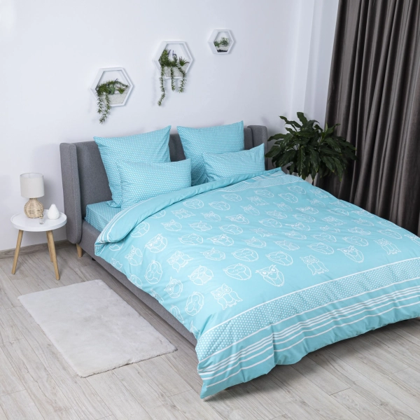 Постільна білизна "ТЕП" Owl, 70x70, євро - фото №3