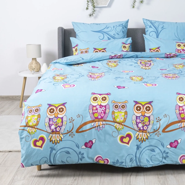 Постільна білизна "ТЕП" Сова, 70x70, євро - фото №6
