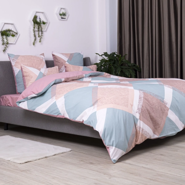 Постільна білизна ТЕП "Soft dreams" Гра Кольорів, 70x70, сімейна - фото №4