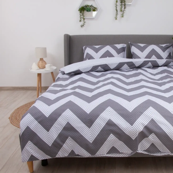 Комплект постільної білизни ТЕП "Happy Sleep" Gray Peak, 50x70, двоспальна - фото №5