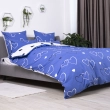 Постільна білизна ТЕП "Happy Sleep" Navy Blue Love, 50x70, сімейна - фото №4