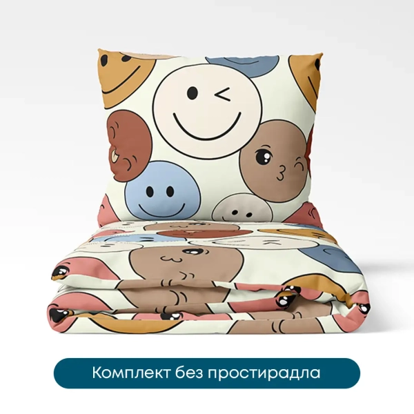Постільна білизна ТЕП "Happy Sleep Duo" Emojical, двоспальна - фото №7