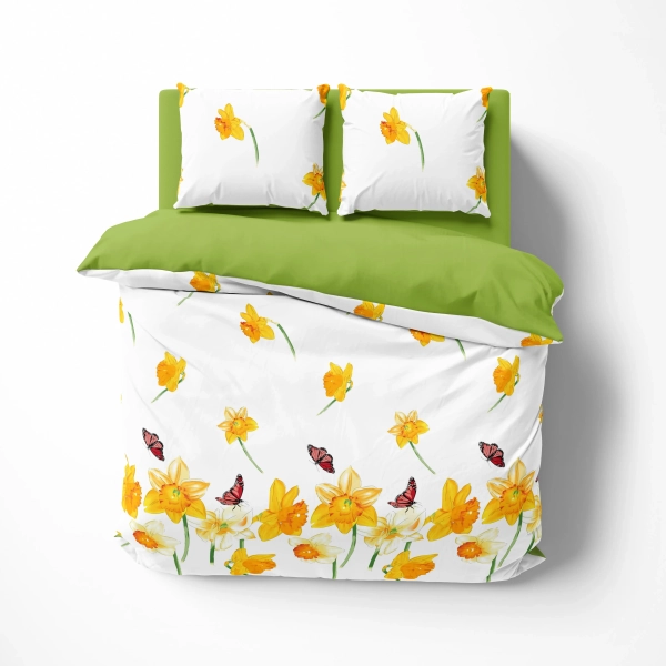 Постільна білизна ТЕП "Soft dreams" Яскравий нарцис, 70x70, сімейна - фото №7