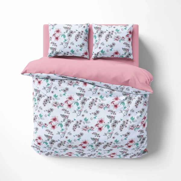 Постільна білизна ТЕП "Soft dreams" English Flower, 70x70, двоспальна - фото №6