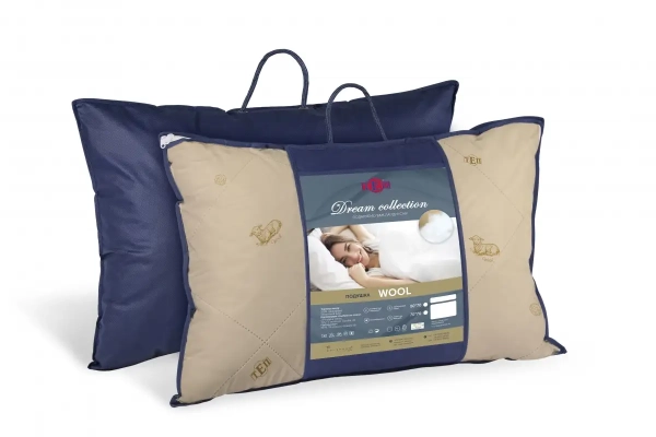 Подушка DREAM "WOOL" , 70x70 - фото №7