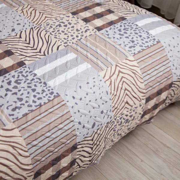 Покривало ТЕП "PROVENCE" наволочка 50*70 см Сафарі, 220x240 - фото №6