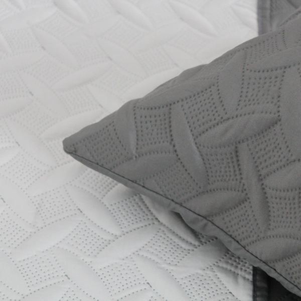 Покривало ТЕП "VINTAGE" 1 наволочка 50*70 см Сіре/Вінтаж, 150x210 - фото №5