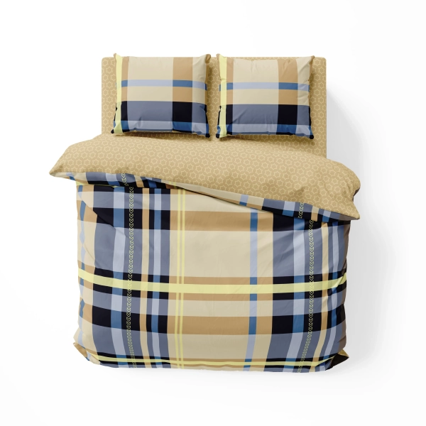 Постільна білизна ТЕП "Soft dreams" Scotland, 70x70, двоспальна - фото №6