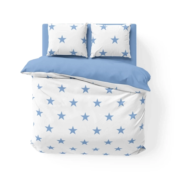 Постільна білизна ТЕП "Soft dreams" Morning Star Blue, 70x70, полуторна - фото №6