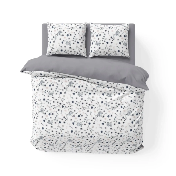 Комплект постільної білизни Melluna Silk Garden, євро - фото №7