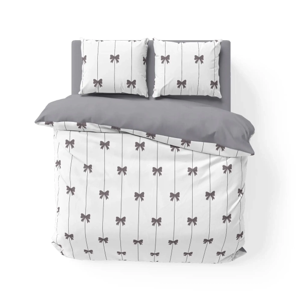 Комплект постільної білизни Melluna Soft Ribbons, двоспальна - фото №7