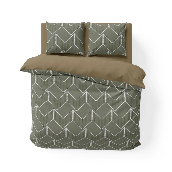 Комплект постільної білизни Melluna Stone Leaf, двоспальна - фото №7