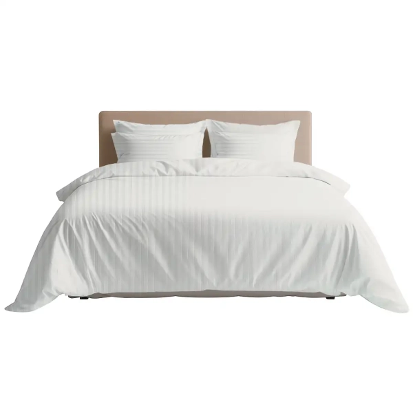 Комплект постільної білизни ТЕП "СТРАЙП САТИН №1" Caramel, євро - фото №7