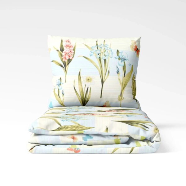 Постільна білизна "RANFORCE" Iris, двоспальна - фото №9