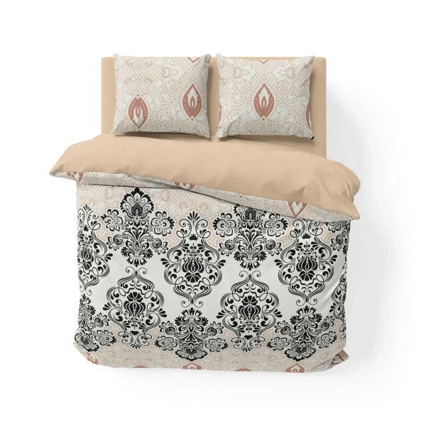Комплект постільної білизни ТЕП "Soft dreams" Baroque Charm, євро - фото №2