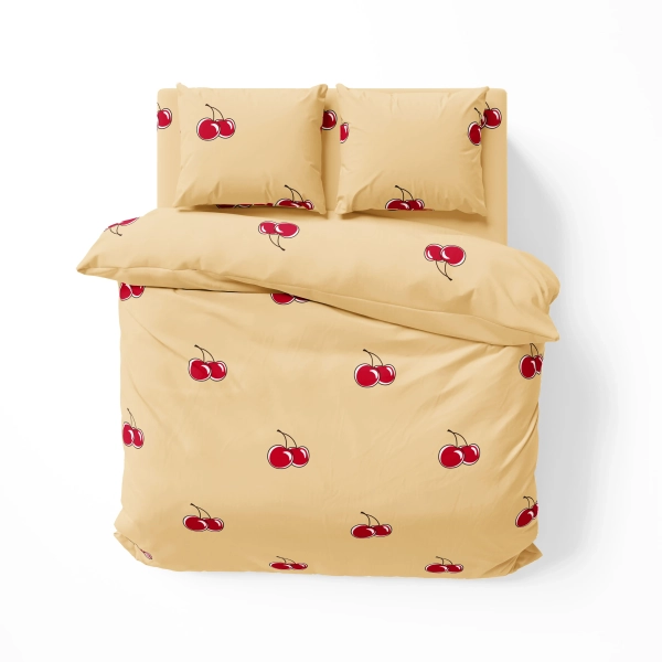 Комплект постільної білизни ТЕП "Soft dreams" Coffee Cherry, євро - фото №6