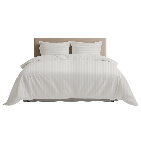 Постільна білизна ТЕП "СТРАЙП САТИН" Pure, євро - фото №11