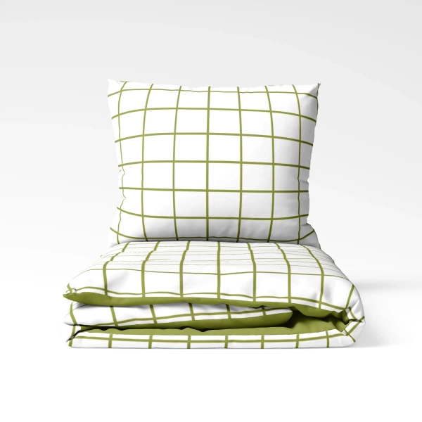 Постільна білизна "ТЕП" Olive Check, 70x70, сімейна - фото №7