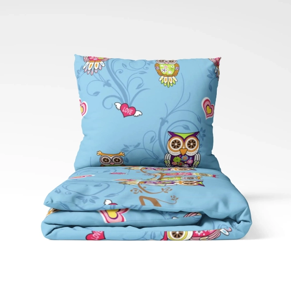 Постільна білизна "ТЕП" Сова, 70x70, двоспальна - фото №7