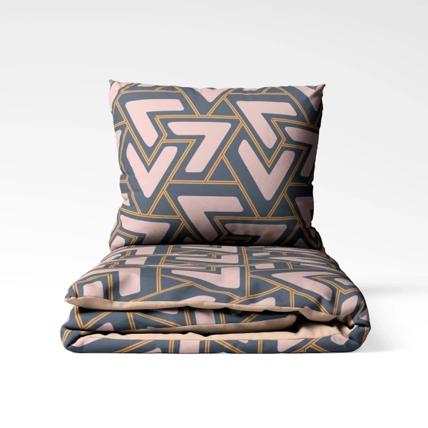 Комплект постільної білизни ТЕП "Happy Sleep" Abstract Triangles, двоспальна - фото №2