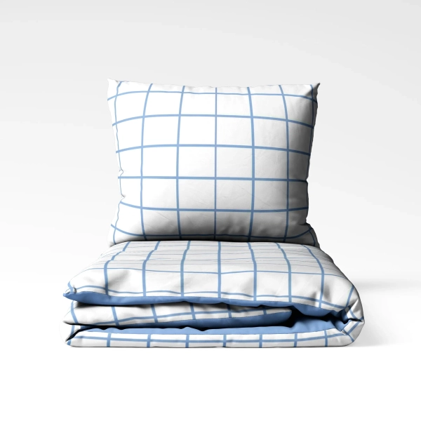 Комплект постільної білизни ТЕП "Happy Sleep" Blue Check, євро - фото №6