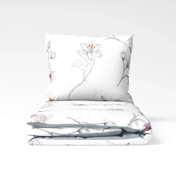 Постільна білизна ТЕП "Happy Sleep" Біле цвітіння, 50x70, полуторна - фото №7