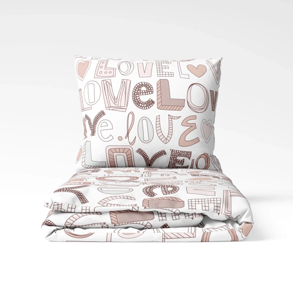 Постільна білизна ТЕП "Happy Sleep" Нотатки кохання, 50x70, полуторна - фото №7