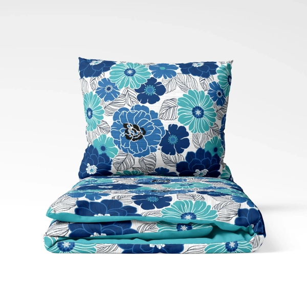 Комплект постільної білизни "ТЕП" Blue Georgine, двоспальна - фото №2