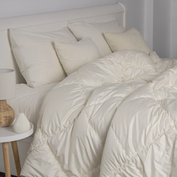 Ковдра Cloud Touch Wool молочна, 180x210 - фото №2