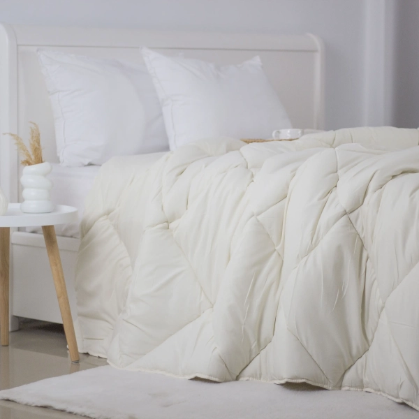 Ковдра FRIENDLY "ALASKA" Молочне некомбіноване, 150x205 - фото №8