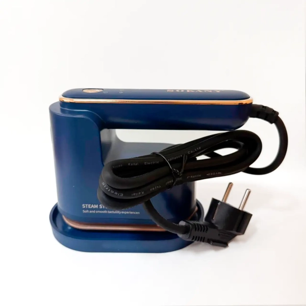 Праска-відпарювач дорожня “Warm Travel” 1200 W, синя, Декор - фото №3