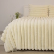 Покривало ТЕП "PLUSH BLISS" з наволочками, молочне, 240x260 - фото №2