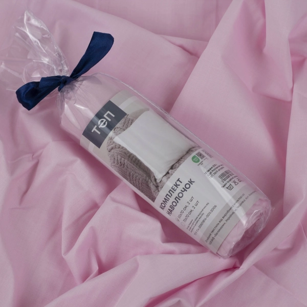 Комплект наволочок "ТЕП" скрутка Light Pink, 50x70 - фото №6