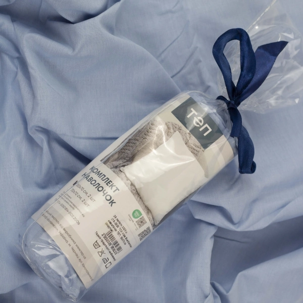 Комплект наволочок "ТЕП" скрутка Vista Blue, 50x70 - фото №5