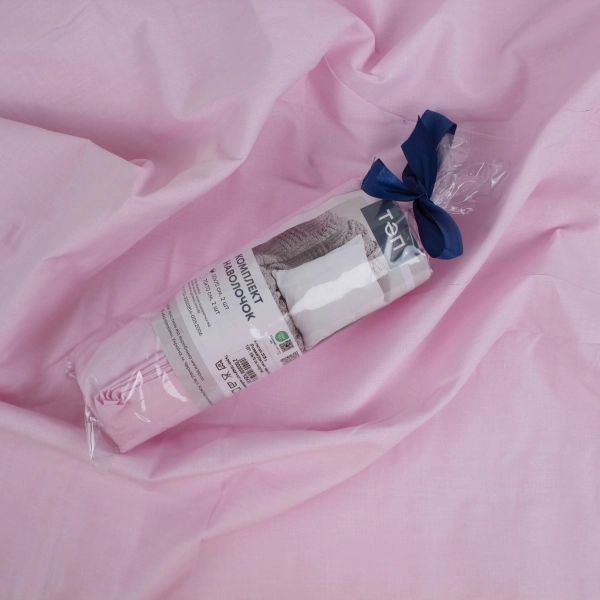 Комплект наволочок "ТЕП" скрутка Рожевий, 70x70 - фото №6