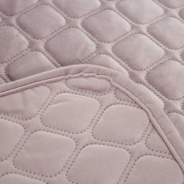 Покривало ТЕП "VELOUR" Elderberry/Ромб круглий, 150x210 - фото №13