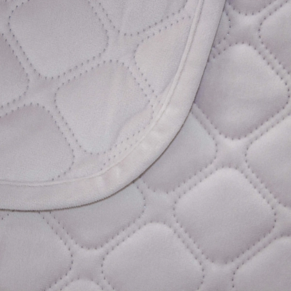 Покривало ТЕП "VELOUR" Lavender/Ромб круглий, 150x210 - фото №13