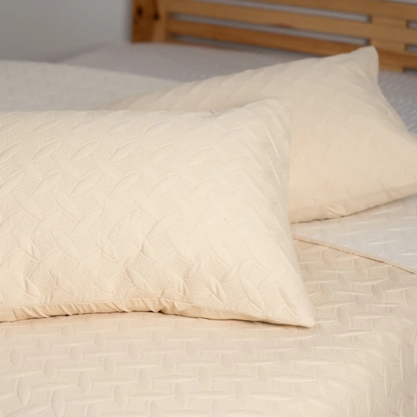 Покривало ТЕП "VINTAGE" 1 наволочка 50*70 см Бежевий/Вінтаж, 150x210 - фото №5