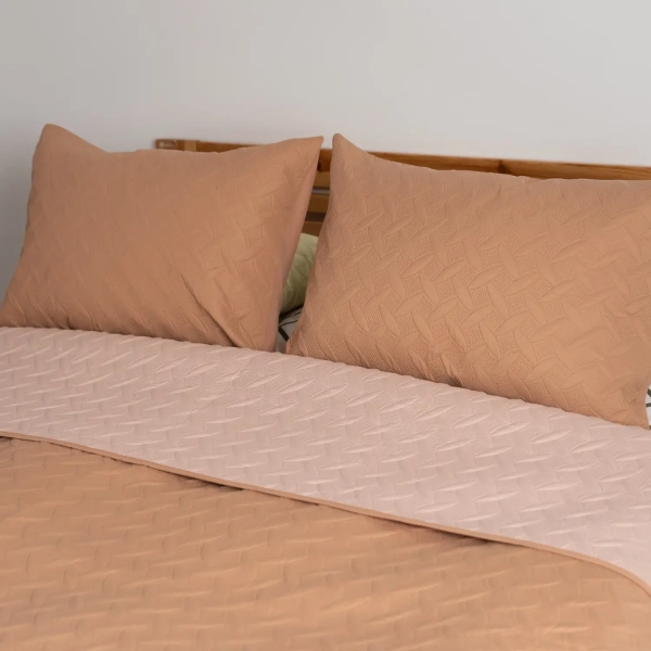 Покривало ТЕП "VINTAGE" 1 наволочка 50*70 см Кофейне/Вінтаж, 180x240 - фото №5