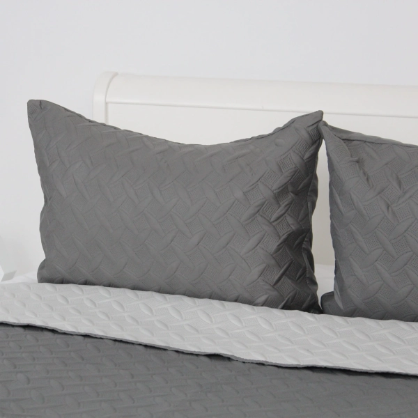 Покривало ТЕП "VINTAGE" 1 наволочка 50*70 см Сіре/Вінтаж, 180x240 - фото №10