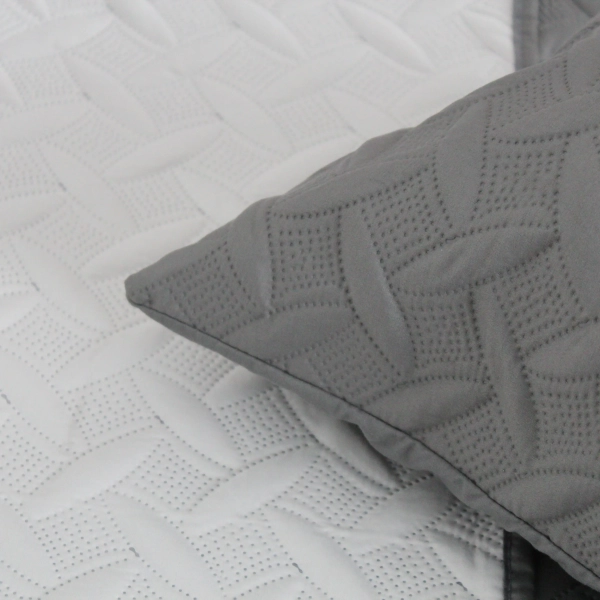 Покривало ТЕП "VINTAGE" 1 наволочка 50*70 см Сіре/Вінтаж, 150x210 - фото №12