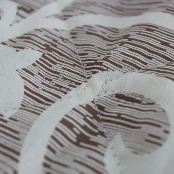 Покривало ТЕП "ELEGANT COTTON" 2 наволочки 50*70 см Beige and White, 220x240 - фото №13