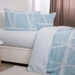 Комплект постільної білизни "ТЕП" Aqua Grid, євро - фото №4